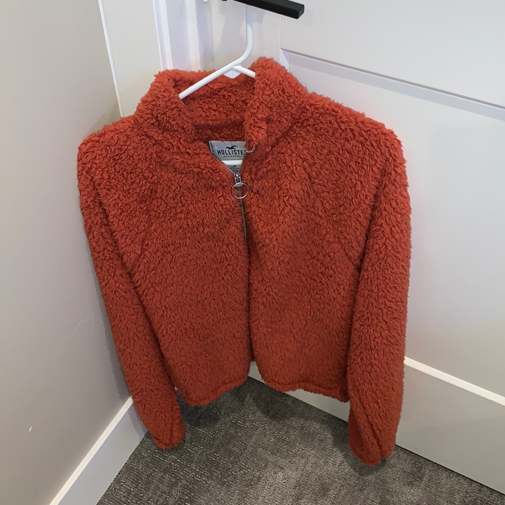 Hollister Furry Puffer Jacket